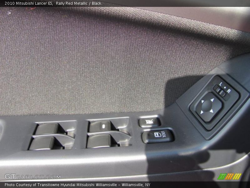 Rally Red Metallic / Black 2010 Mitsubishi Lancer ES