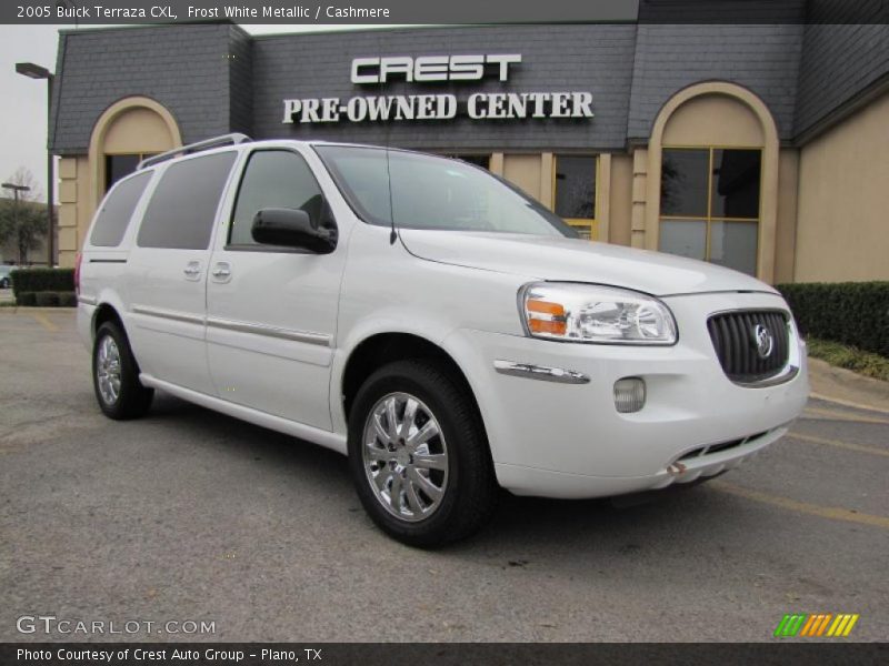 Frost White Metallic / Cashmere 2005 Buick Terraza CXL