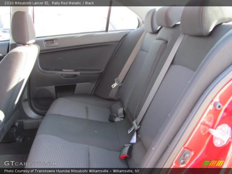 Rally Red Metallic / Black 2010 Mitsubishi Lancer ES