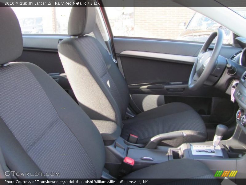 Rally Red Metallic / Black 2010 Mitsubishi Lancer ES