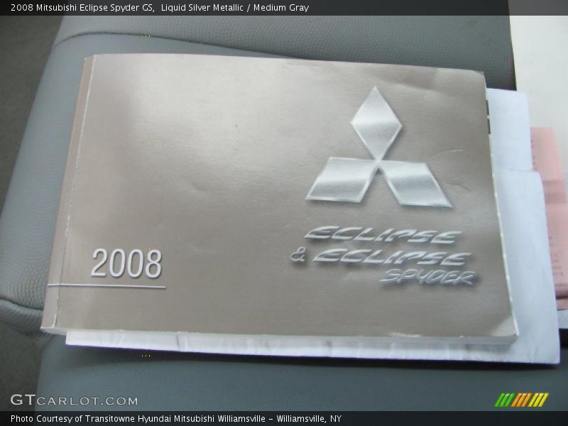 Liquid Silver Metallic / Medium Gray 2008 Mitsubishi Eclipse Spyder GS