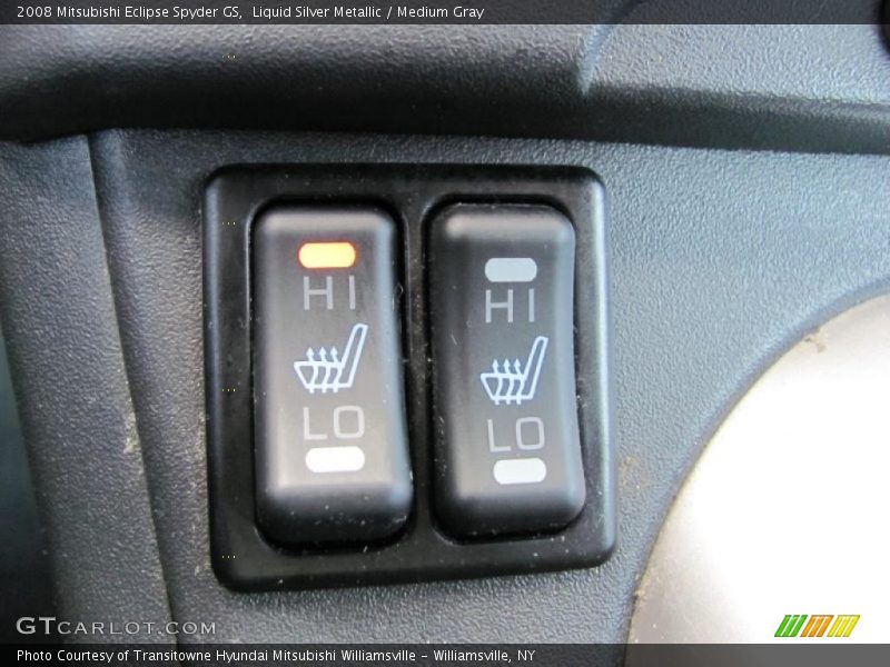 Liquid Silver Metallic / Medium Gray 2008 Mitsubishi Eclipse Spyder GS