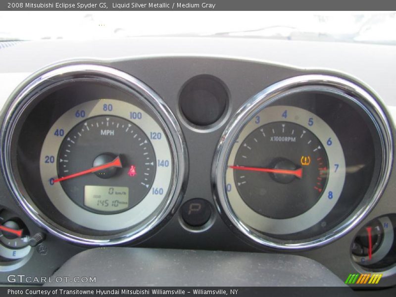 Liquid Silver Metallic / Medium Gray 2008 Mitsubishi Eclipse Spyder GS