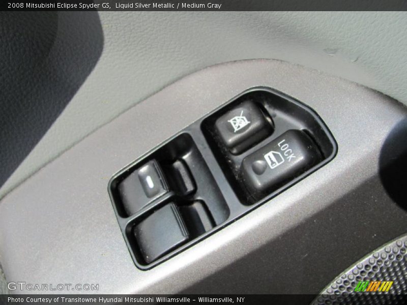 Liquid Silver Metallic / Medium Gray 2008 Mitsubishi Eclipse Spyder GS