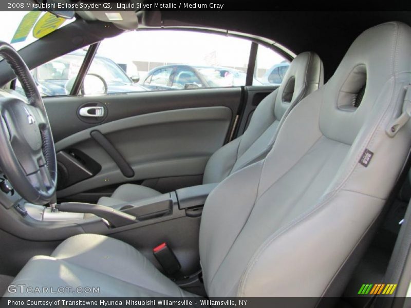 Liquid Silver Metallic / Medium Gray 2008 Mitsubishi Eclipse Spyder GS