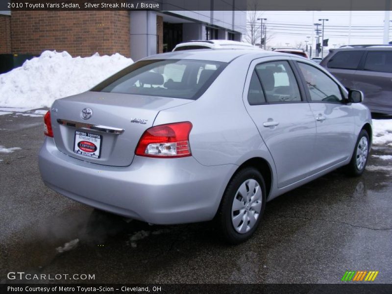 Silver Streak Mica / Bisque 2010 Toyota Yaris Sedan