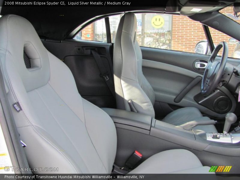 Liquid Silver Metallic / Medium Gray 2008 Mitsubishi Eclipse Spyder GS