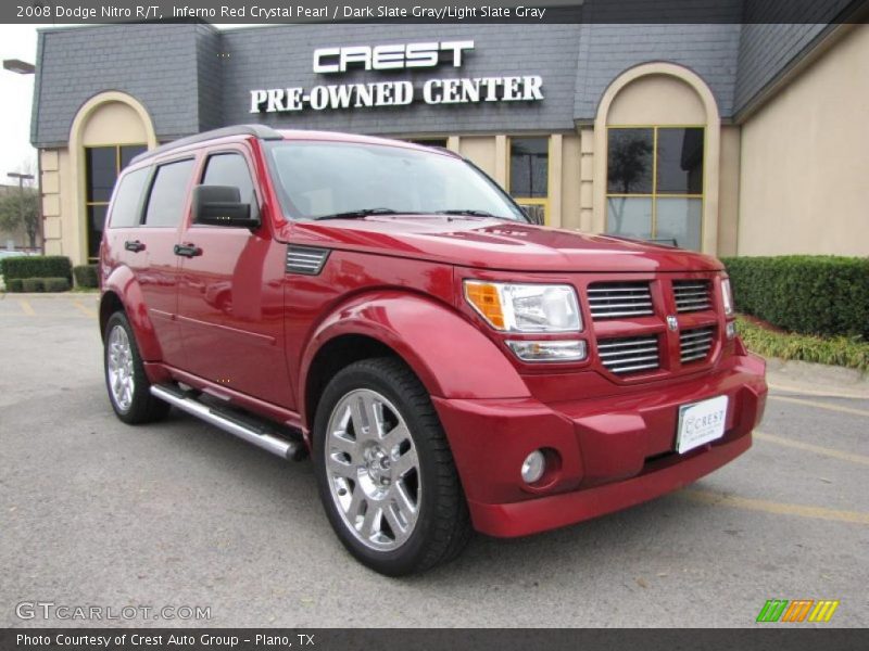 Inferno Red Crystal Pearl / Dark Slate Gray/Light Slate Gray 2008 Dodge Nitro R/T