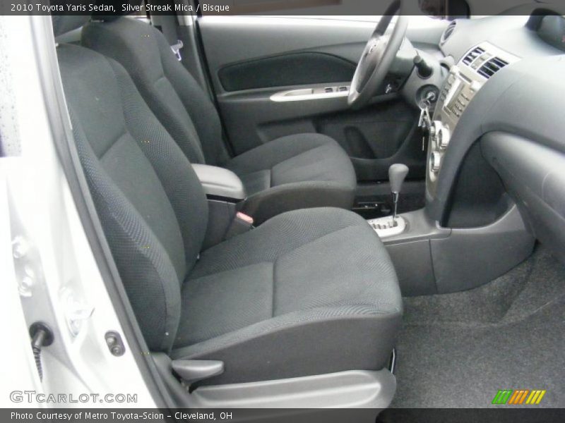 Silver Streak Mica / Bisque 2010 Toyota Yaris Sedan