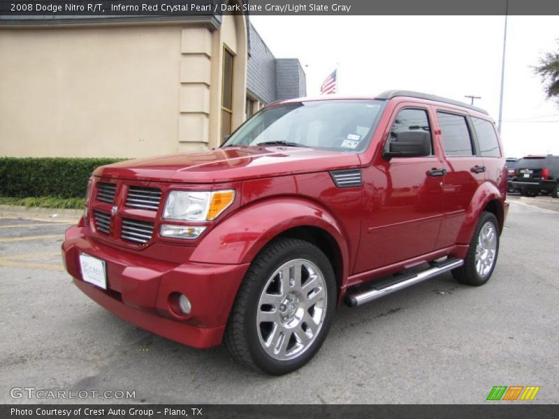 Inferno Red Crystal Pearl / Dark Slate Gray/Light Slate Gray 2008 Dodge Nitro R/T
