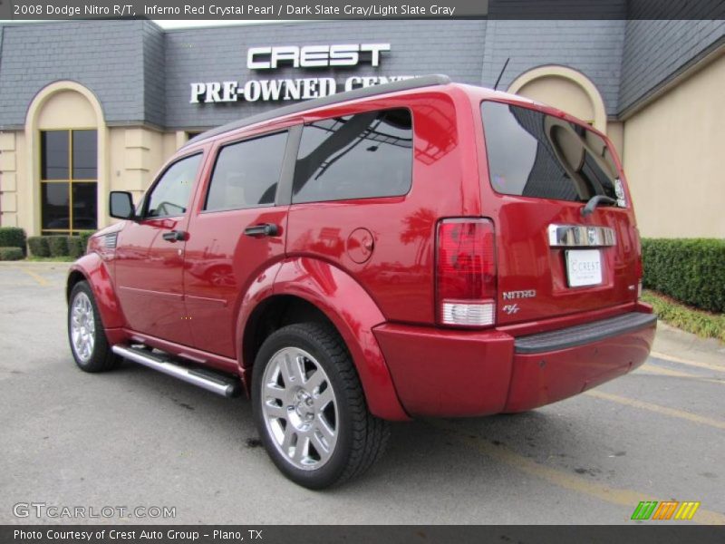 Inferno Red Crystal Pearl / Dark Slate Gray/Light Slate Gray 2008 Dodge Nitro R/T