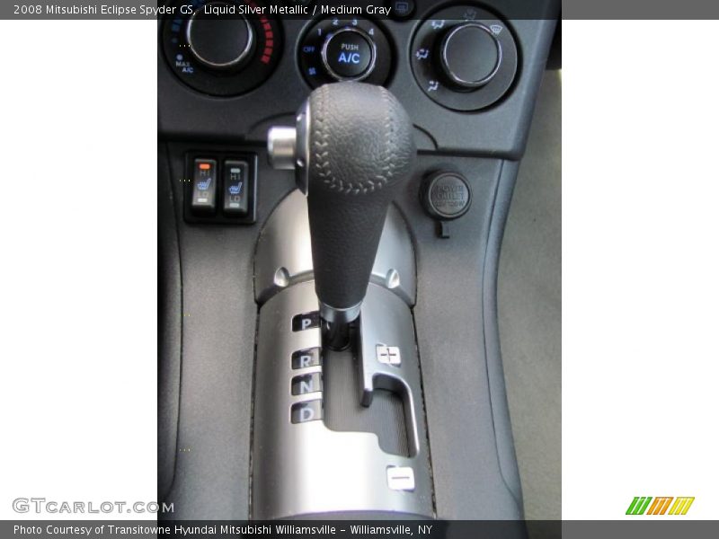 Liquid Silver Metallic / Medium Gray 2008 Mitsubishi Eclipse Spyder GS