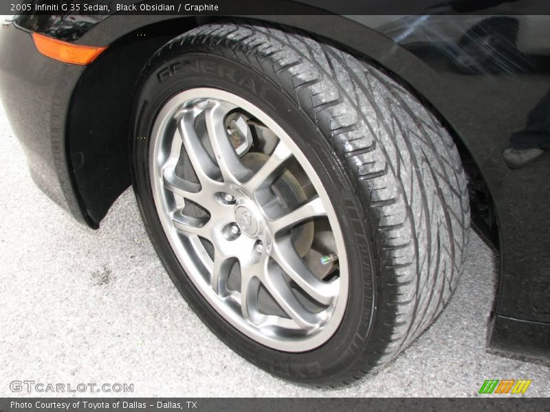 Black Obsidian / Graphite 2005 Infiniti G 35 Sedan