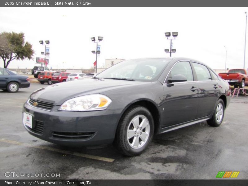 Slate Metallic / Gray 2009 Chevrolet Impala LT