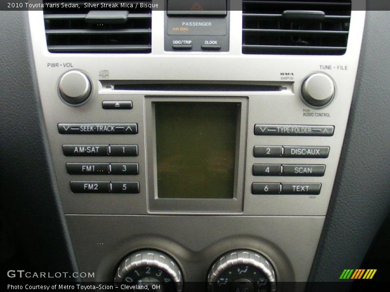 Silver Streak Mica / Bisque 2010 Toyota Yaris Sedan