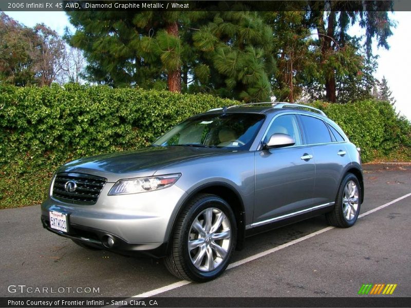 Diamond Graphite Metallic / Wheat 2006 Infiniti FX 45 AWD