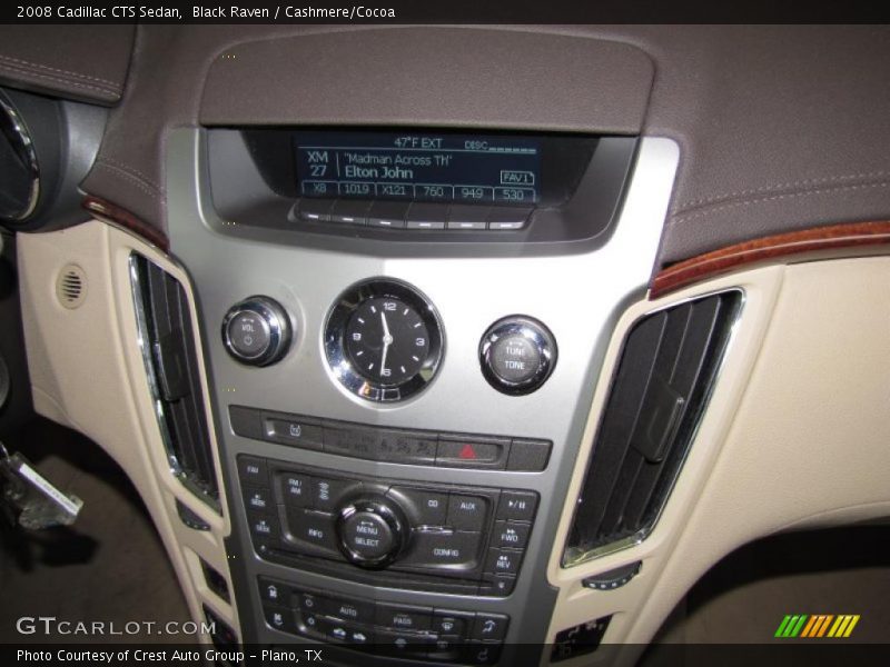 Black Raven / Cashmere/Cocoa 2008 Cadillac CTS Sedan