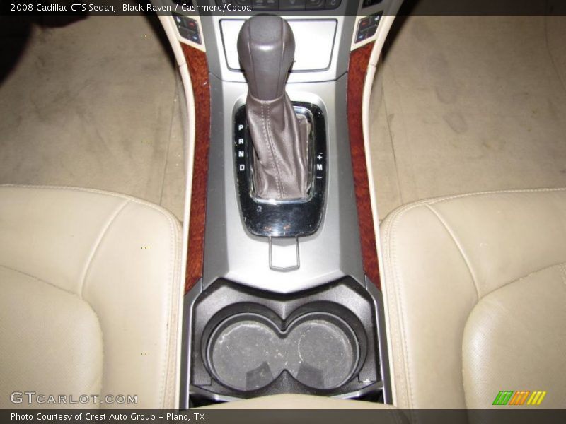 Black Raven / Cashmere/Cocoa 2008 Cadillac CTS Sedan