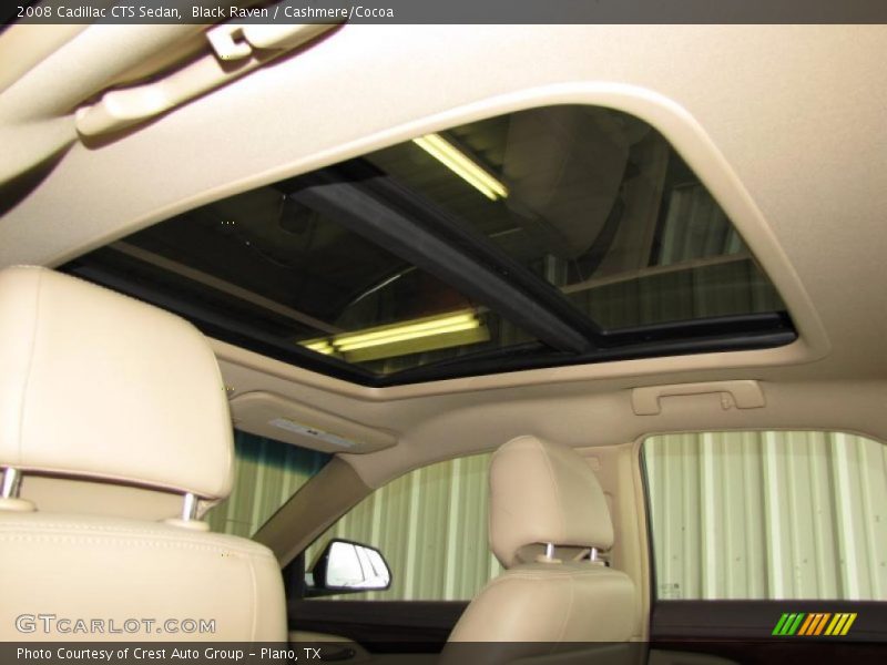 Black Raven / Cashmere/Cocoa 2008 Cadillac CTS Sedan