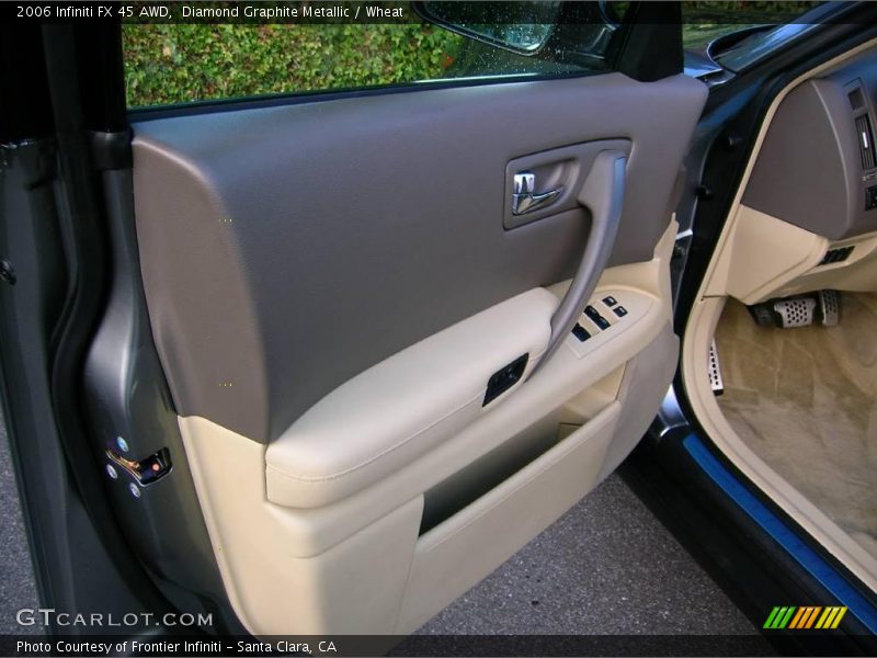 Diamond Graphite Metallic / Wheat 2006 Infiniti FX 45 AWD
