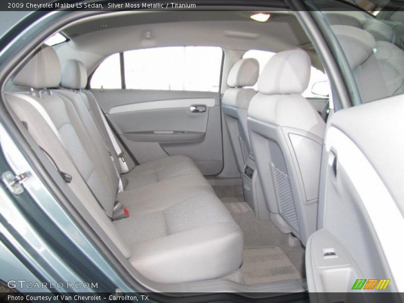 Silver Moss Metallic / Titanium 2009 Chevrolet Malibu LS Sedan