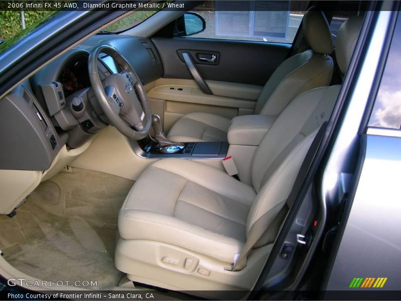 Diamond Graphite Metallic / Wheat 2006 Infiniti FX 45 AWD