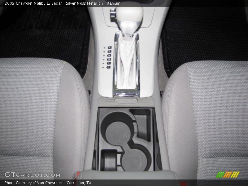 Silver Moss Metallic / Titanium 2009 Chevrolet Malibu LS Sedan