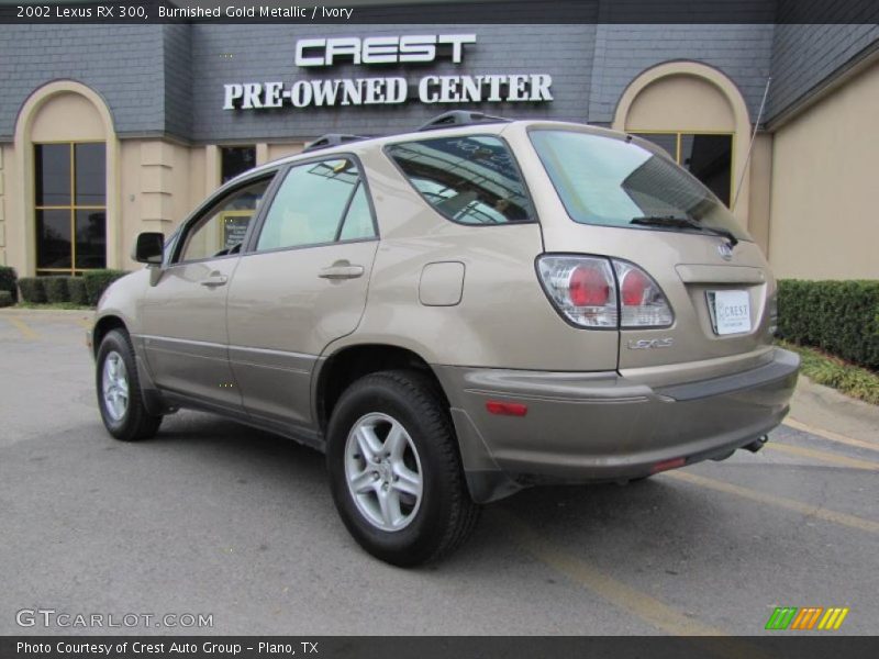 Burnished Gold Metallic / Ivory 2002 Lexus RX 300
