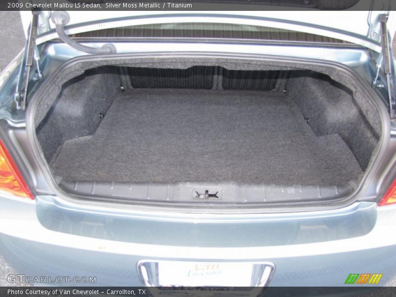 Silver Moss Metallic / Titanium 2009 Chevrolet Malibu LS Sedan