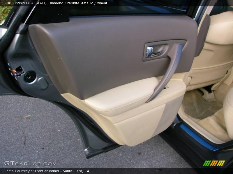 Diamond Graphite Metallic / Wheat 2006 Infiniti FX 45 AWD