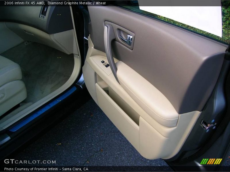 Diamond Graphite Metallic / Wheat 2006 Infiniti FX 45 AWD