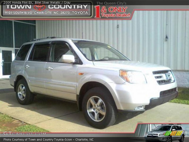 Billet Silver Metallic / Gray 2006 Honda Pilot EX