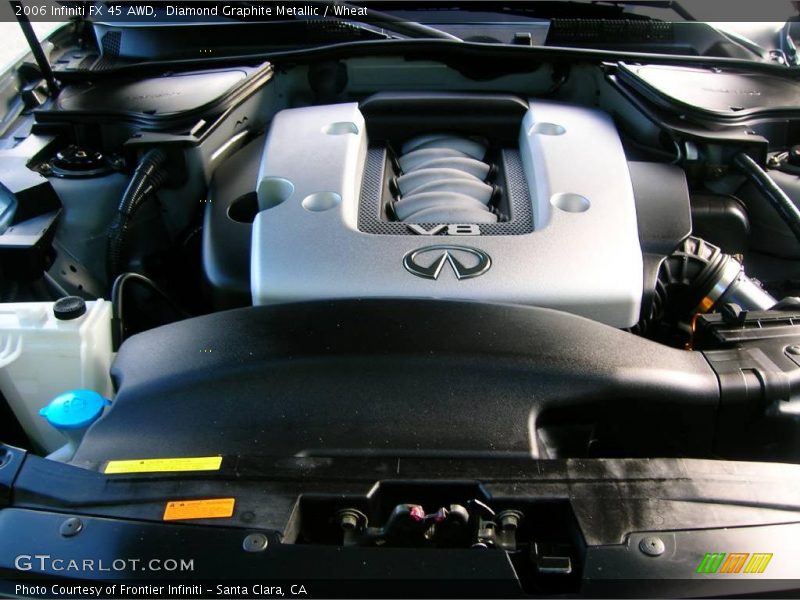 Diamond Graphite Metallic / Wheat 2006 Infiniti FX 45 AWD
