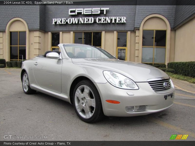 Egyptian Sand Pearl / Black 2004 Lexus SC 430