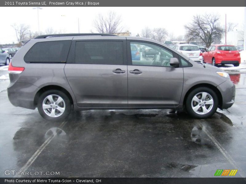 Predawn Gray Mica / Bisque 2011 Toyota Sienna LE