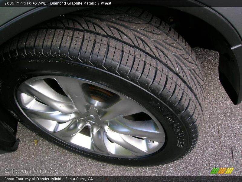 Diamond Graphite Metallic / Wheat 2006 Infiniti FX 45 AWD