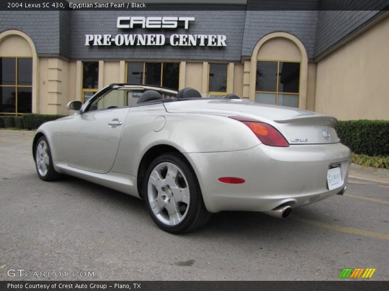 Egyptian Sand Pearl / Black 2004 Lexus SC 430