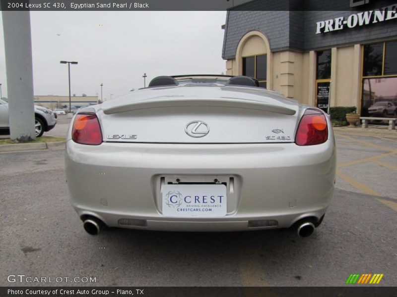 Egyptian Sand Pearl / Black 2004 Lexus SC 430