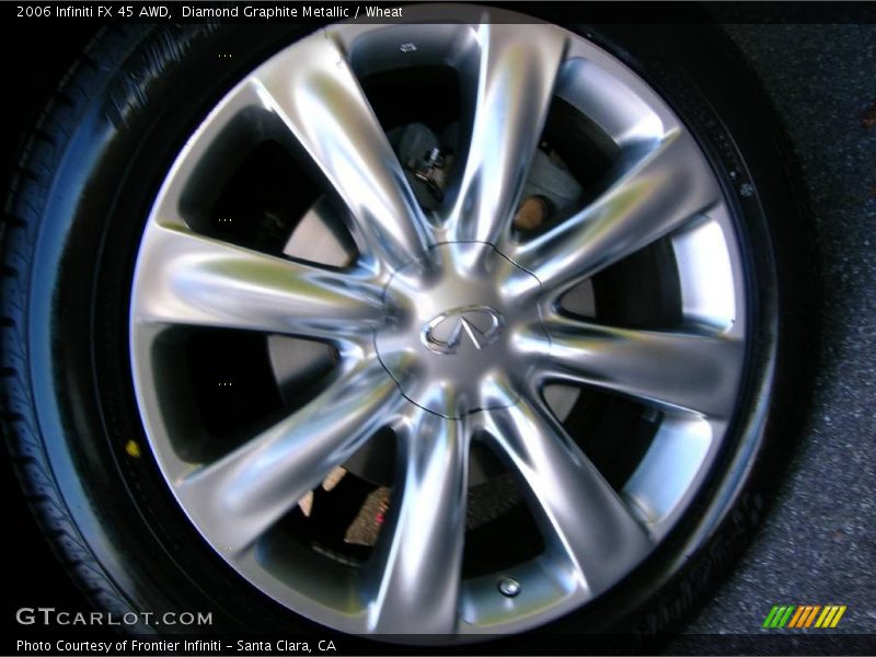 Diamond Graphite Metallic / Wheat 2006 Infiniti FX 45 AWD