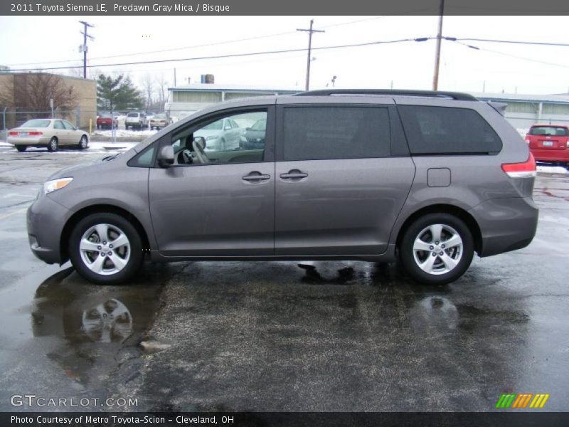 Predawn Gray Mica / Bisque 2011 Toyota Sienna LE