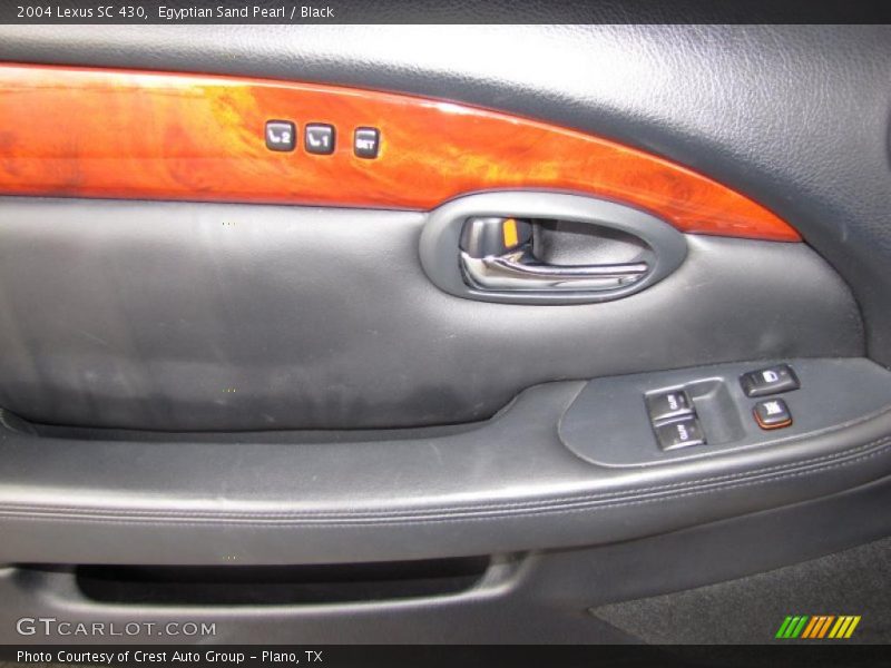 Egyptian Sand Pearl / Black 2004 Lexus SC 430