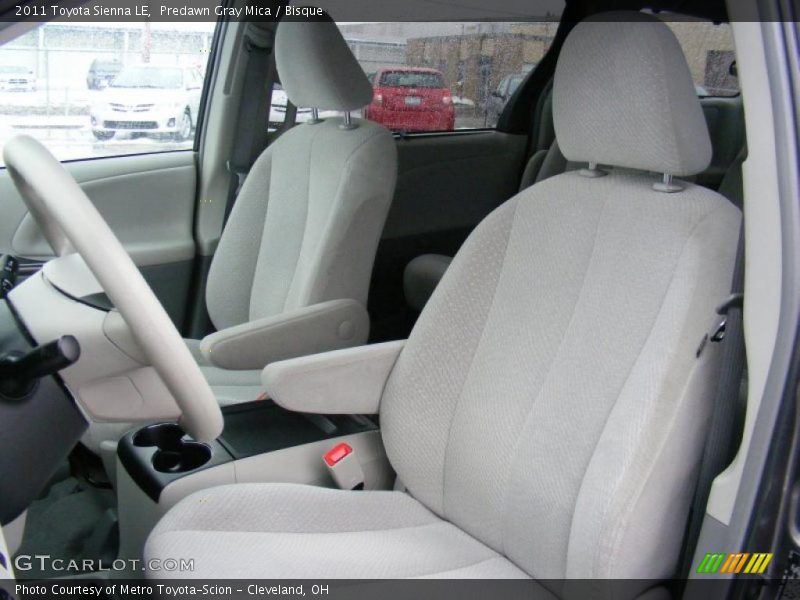 Predawn Gray Mica / Bisque 2011 Toyota Sienna LE