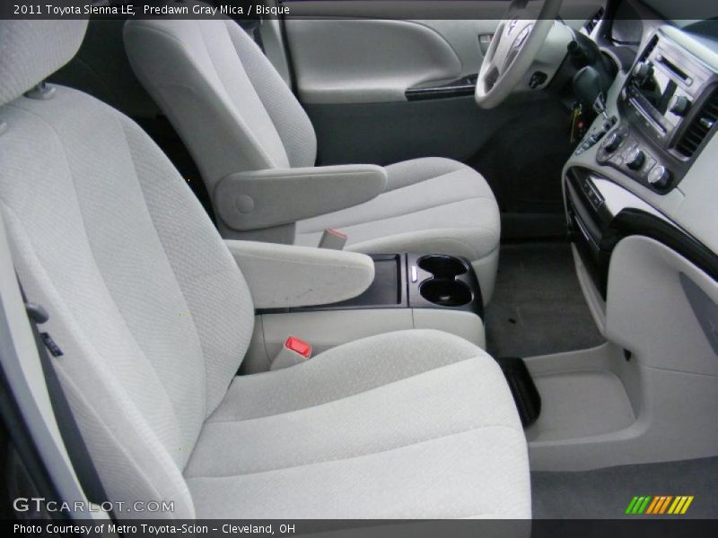 Predawn Gray Mica / Bisque 2011 Toyota Sienna LE