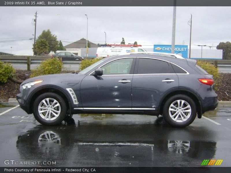 Blue Slate / Graphite 2009 Infiniti FX 35 AWD