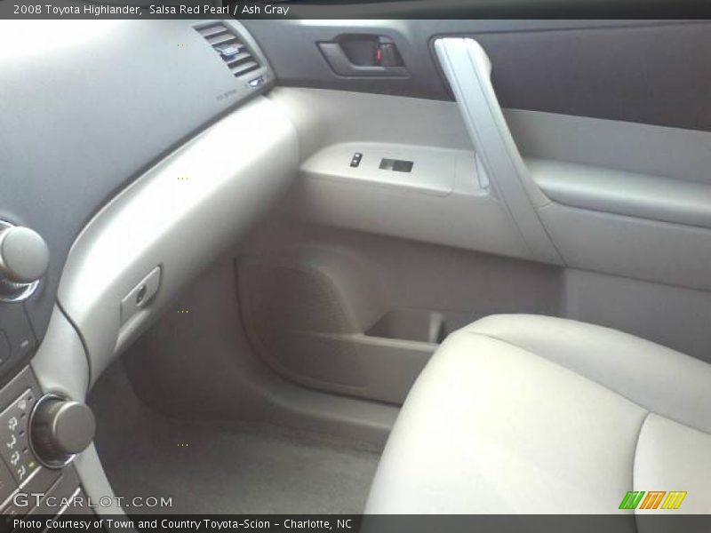 Salsa Red Pearl / Ash Gray 2008 Toyota Highlander