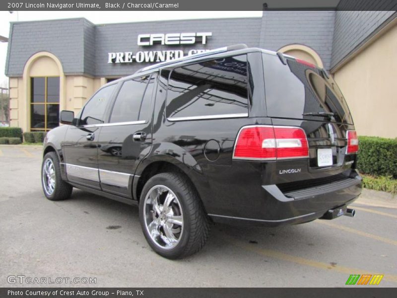 Black / Charcoal/Caramel 2007 Lincoln Navigator Ultimate