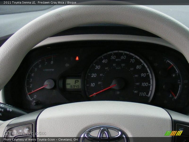 Predawn Gray Mica / Bisque 2011 Toyota Sienna LE