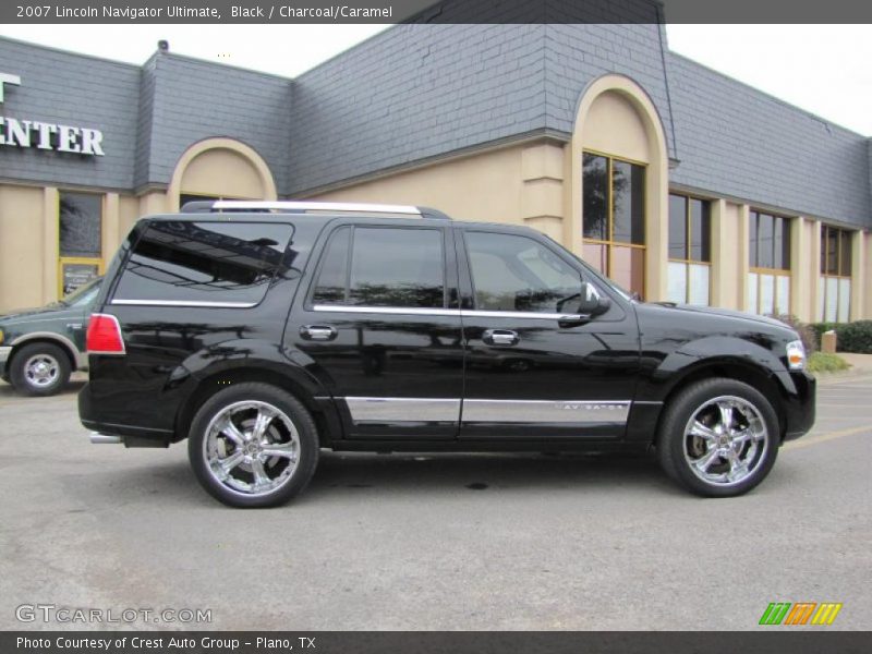 Black / Charcoal/Caramel 2007 Lincoln Navigator Ultimate
