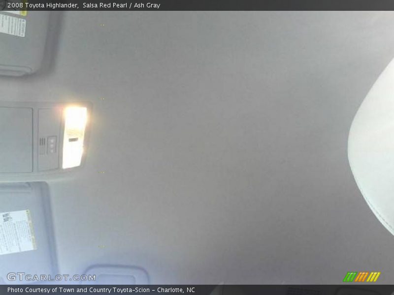 Salsa Red Pearl / Ash Gray 2008 Toyota Highlander