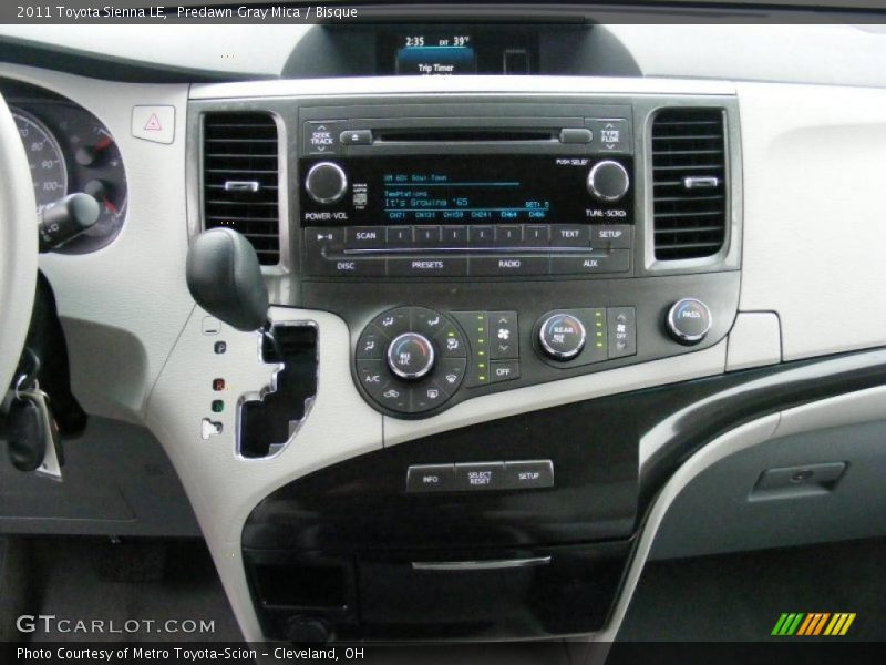 Predawn Gray Mica / Bisque 2011 Toyota Sienna LE